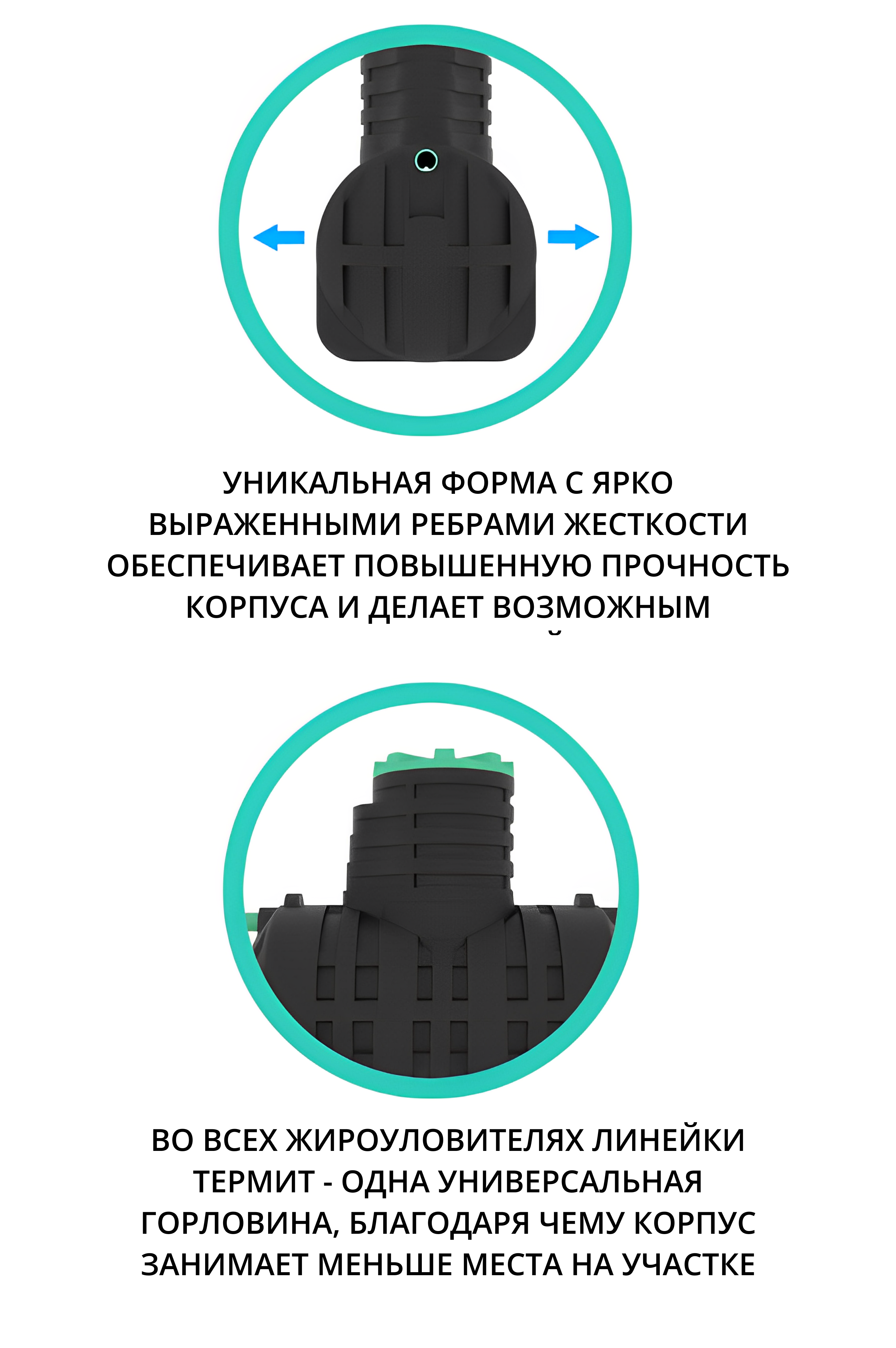 Подземный промышленный жироуловитель Термит 700 5