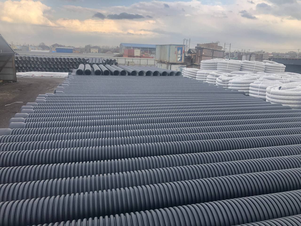 Гофрированная труба SN4 400/343 6м с раструбом