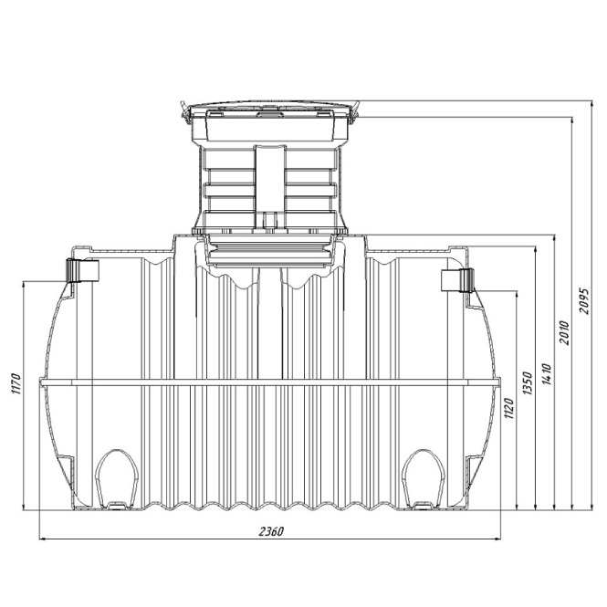 Септик Rostok Ground 6 с горловиной 600 мм 1