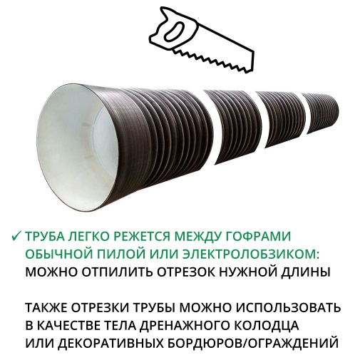Труба ПЭ sn6  230/200 6м с раструбом 3