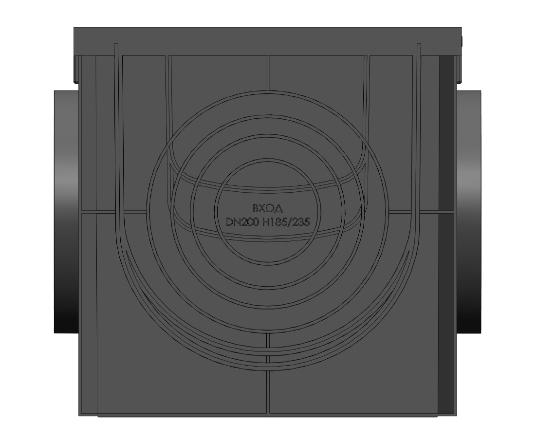 Дождеприемник Gidrolica Point ДП-40.40-пластиковый (239) 3