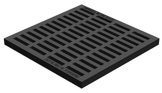 Решетка водоприемная Gidrolica Point РВ-40.40-пластиковая, кл. А15 (207) 0