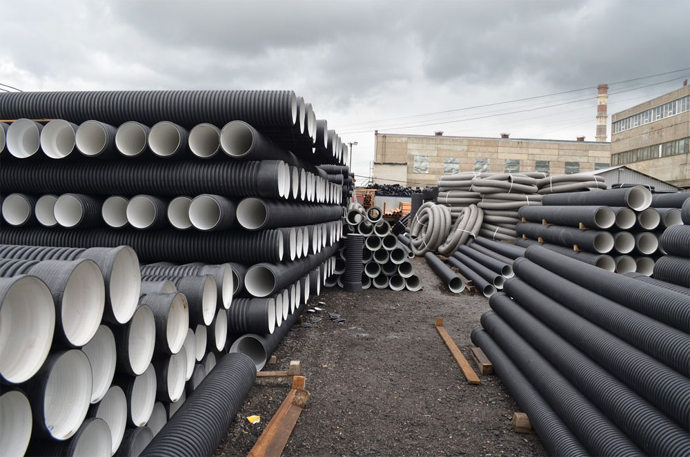 Труба БЕЗ РАСТРУБА sn6 500/427 6м гофрированная 3