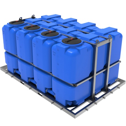 Кассета ЭкоПром ST 8000 л (4х2000) (Синий) 7