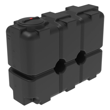 Пластиковая прямоугольная емкость ST-2000 (черный) 0