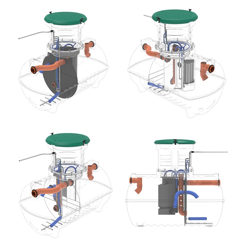 Септик Rostok Ground 4 Pro с горловиной 600 мм - PR (с дренажным насосом) 4
